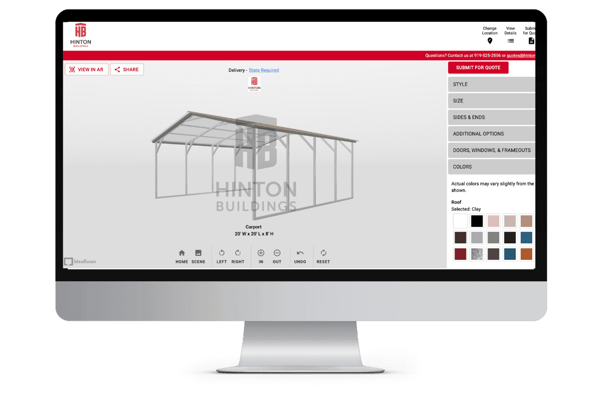 Monitor Showing 3D Building Designer
