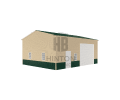 larrylarry from Goldsboro, NC designed this 24x30x12 building with our 3D Building Designer.