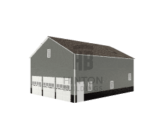 KK from Powhatan, VA designed this 30x40x16 building with our 3D Building Designer.