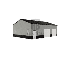 ZacharyZachary from Middlesex, NC designed this 30x40x12 building with our 3D Building Designer.