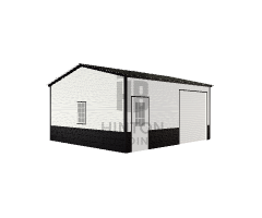 Dennis Dennis from Kenly, NC designed this 18x20x9 building with our 3D Building Designer.