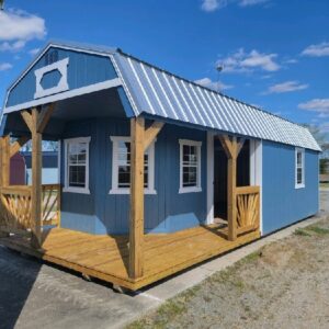 12 X 28 Deluxe Playhouse Lofted Barn Front Image