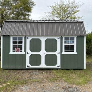 10 X 16 Side Lofted Barn Front Image